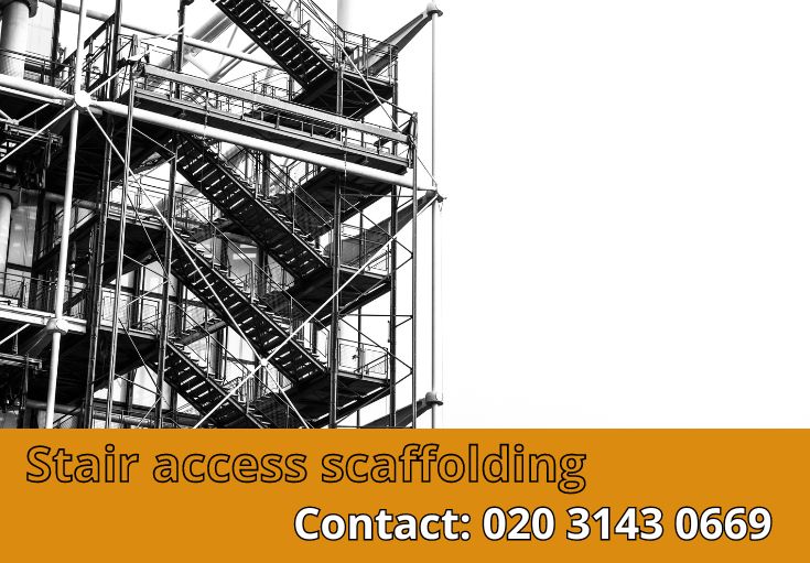 Stair Access Scaffolding Poplar